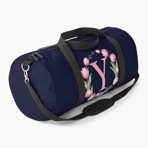 Item preview, Letter Y Floral Monogram with Pink Tulips designed and sold by roxysnextgenart.