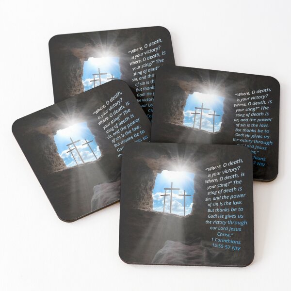 Item preview, 1 Corinthians 15:55-57 NIV - JCTRUTHER designed and sold by JCTRUTHERshop.