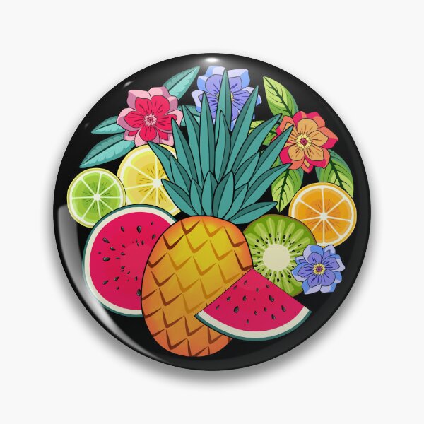 Item preview, Summer Vibes tropical juicy Fruits designed and sold by BluedarkArt.