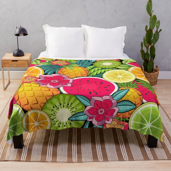 Item preview, Summer Vibes tropical juicy Fruits designed and sold by BluedarkArt.