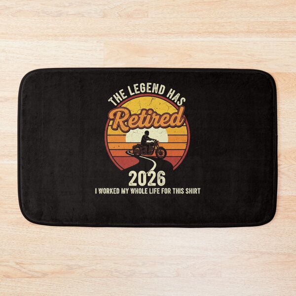 Item preview, The Legend Has Retired 2026 Motorcycle Rider designed and sold by ladylalitafanta.