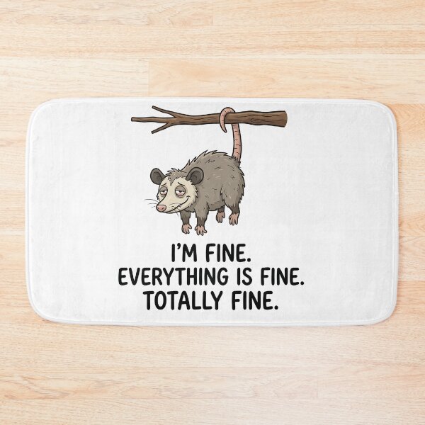 Item preview, Funny Possum Sarcastic Quote Anxiety Mood Meme Animal Design designed and sold by timizar.