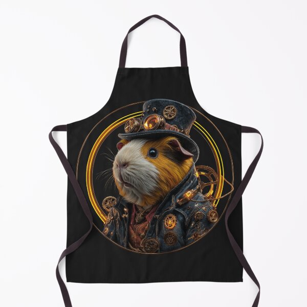 Item preview, Steampunk Guinea Pig – Nerdy Engineer Rodent Design designed and sold by Valvarius-vibe.