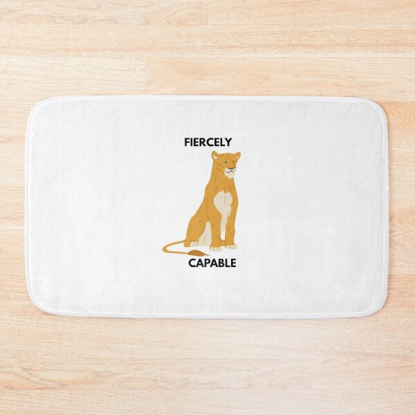 Item preview, Fiercely Capable Lioness Strength Mascot Sticker designed and sold by Plain Sight Prints-shop2050.