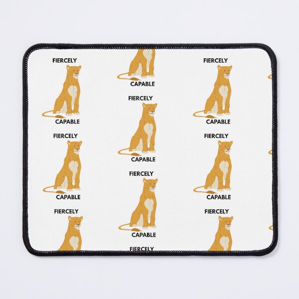 Item preview, Fiercely Capable Lioness Strength Mascot Sticker designed and sold by Plain Sight Prints-shop2050.