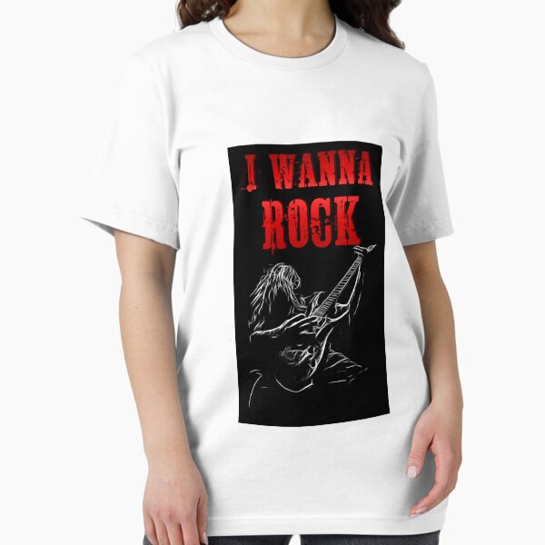 Item preview, Distressed I Wanna Rock Shirts designed and sold by darrenburton.