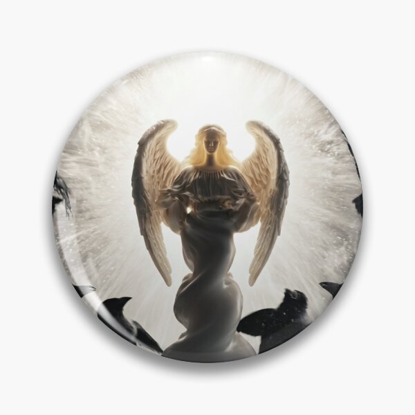 Item preview, ​The Light Amidst the Shadows: Angel and Crows designed and sold by NadinGerasi.