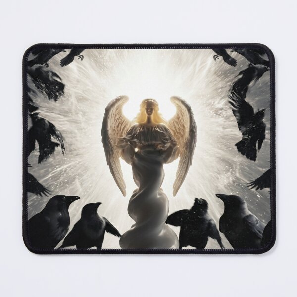 Item preview, The Light Amidst the Shadows: Angel and Crows designed and sold by NadinGerasi.