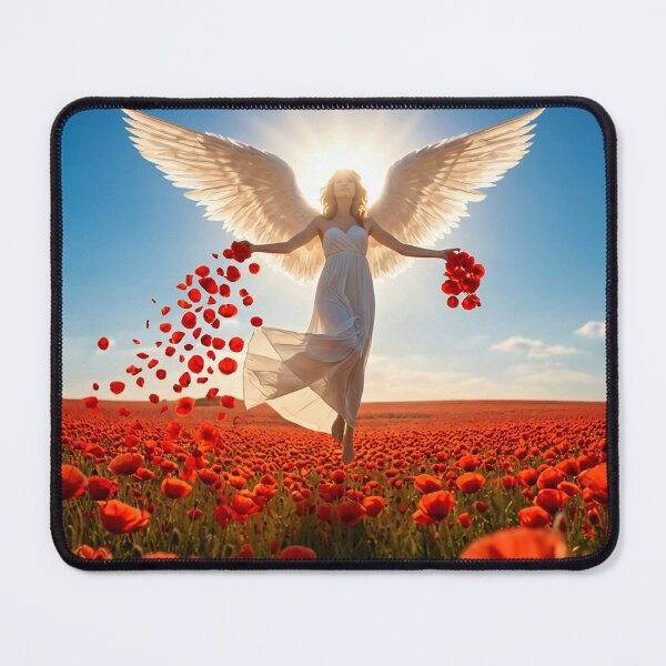 Item preview, Serenity in the Red Bloom designed and sold by NadinGerasi.