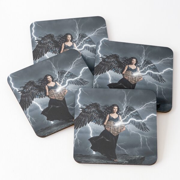 Item preview, Storm Angel with Wooden Heart designed and sold by NadinGerasi.