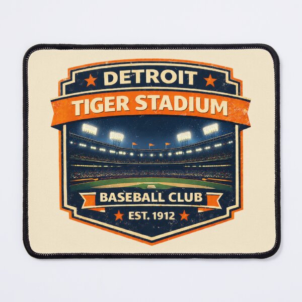 Item preview, Detroit Baseball Stadium Shirt, Vintage Tiger Stadium Night Game, Retro Ballpark Tee designed and sold by GhostDawgs.