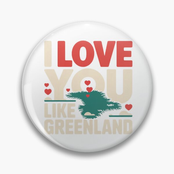 Item preview, I Love You Like Greenland Shirt - Funny Travel & Geography Love Tee designed and sold by MerchlyMike.