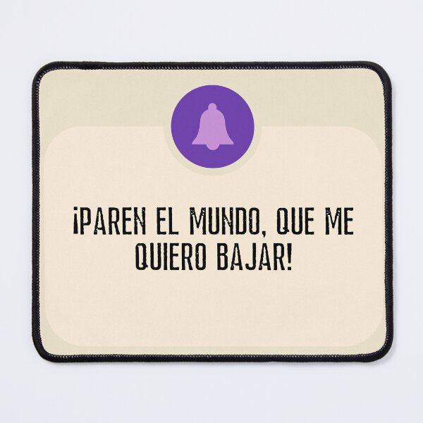 Item preview, Stop the world, I want to get off - Mafalda-style phrase - quote designed and sold by Clauzierra.