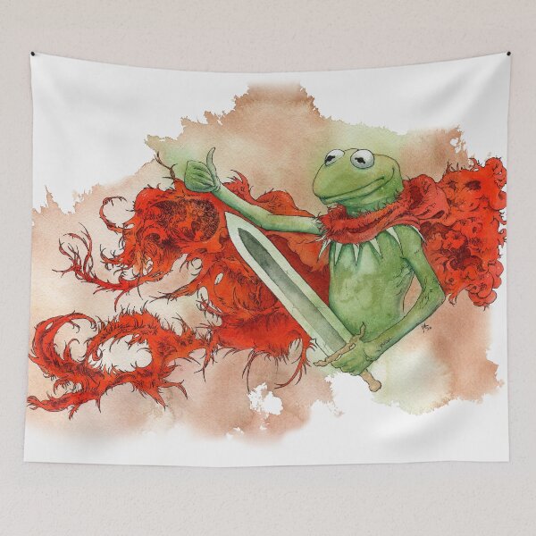 Item preview, Kermit the Barbarian designed and sold by Art of John Ruple.