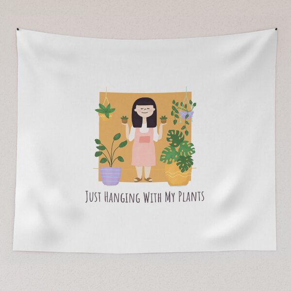 Item preview, Just Hanging With My Plants designed and sold by HoppingCreation.