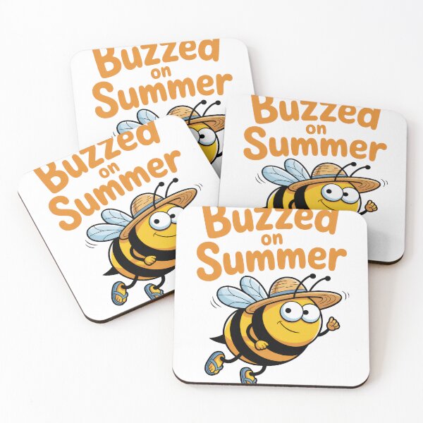 Item preview, Funny Bee Summer Design – Cute Cartoon Bee Vibes designed and sold by JA World - Art & Design.