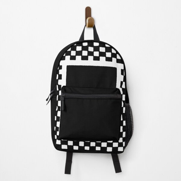 Item preview, Abstract black and white sqauared distorted ornament pattern 127sm designed and sold by 127sm.