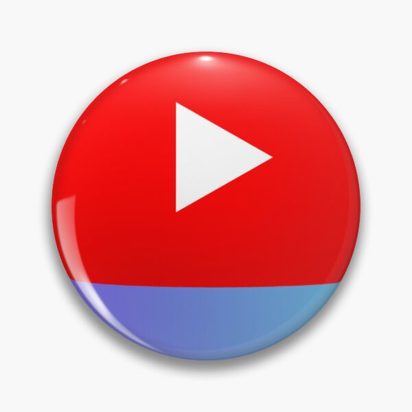 Item preview, YouTube play button designed and sold by Bruce-n-Freddy.