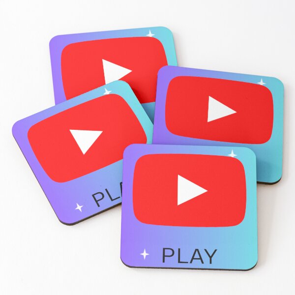 Item preview, YouTube play button designed and sold by Bruce-n-Freddy.
