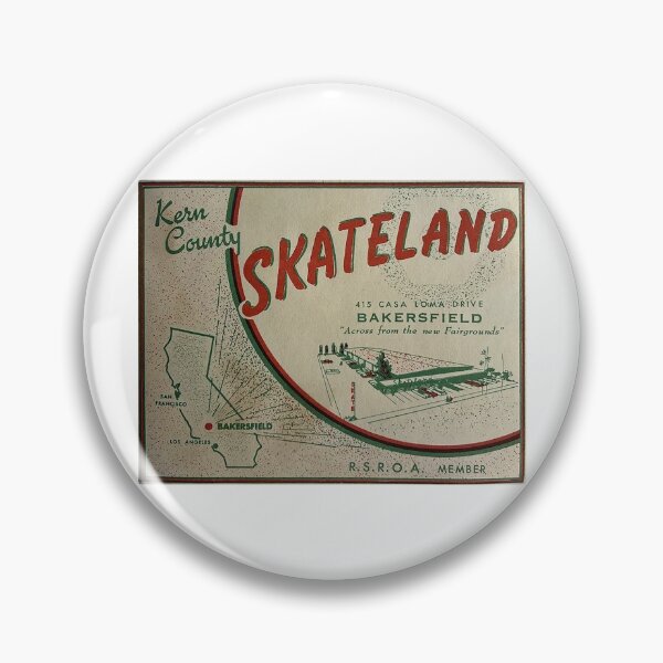 Item preview, Kern County Skateland Bakersfield California  Roller Skating Rink Sticker Decal Label designed and sold by tislord.