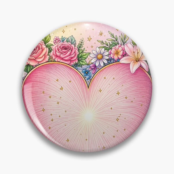 Item preview, Love/ Heart full of light and delicate blossoms designed and sold by engelsinne777.