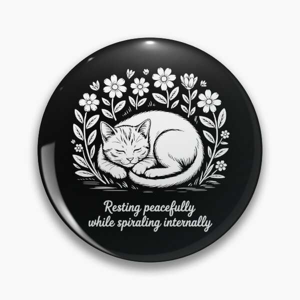 Item preview, Resting Peacefully While Spiraling Internally designed and sold by theartfulaspie.