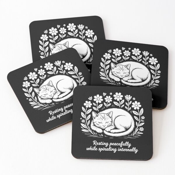 Item preview, Resting Peacefully While Spiraling Internally designed and sold by theartfulaspie.