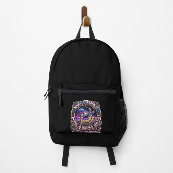 Item preview, NASA Artemis II Mission Accomplished 2026 - Retro Neon Synthwave Edition designed and sold by Stardust Motel.