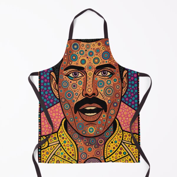 Item preview, The Champion — Rock Legend Dotwork Pop Art | Pointillist Glam Rock Portrait designed and sold by Ojo de Lilith.