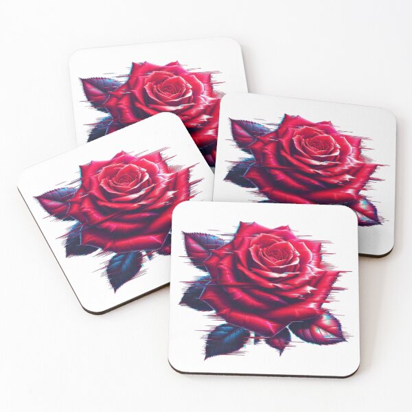 Item preview,  Broken Glitch Rose - Digital Error Aesthetic designed and sold by AlanyaArtX.