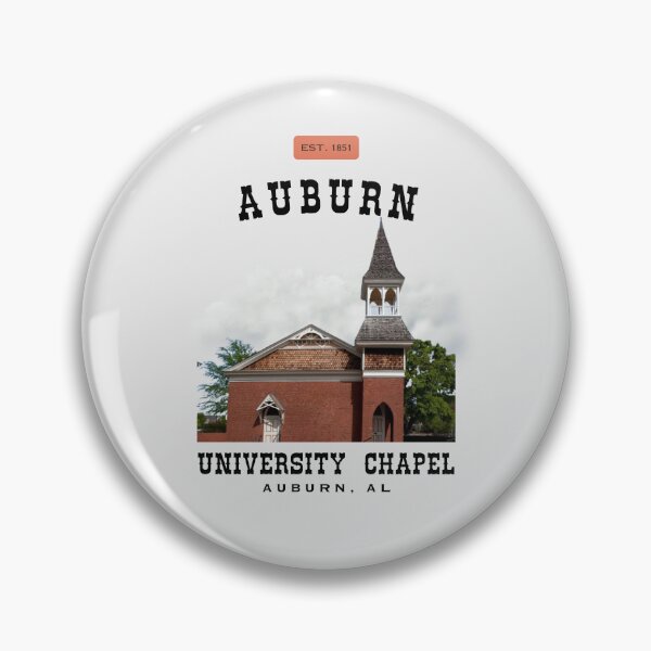 Item preview, Auburn University Chapel (Auburn, Alabama) Cloudy Photo designed and sold by GhostlyWorld.