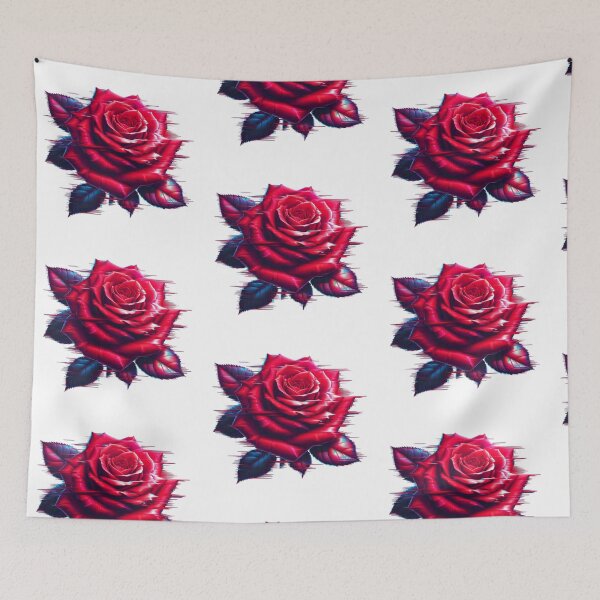 Item preview,  Broken Glitch Rose - Digital Error Aesthetic designed and sold by AlanyaArtX.