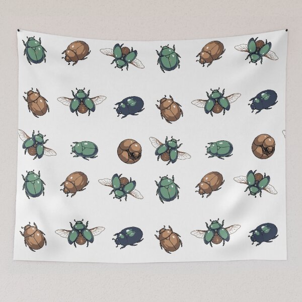 Item preview, A refined composition of Beetles Pixel Art  designed and sold by BrunoLinuxArt.