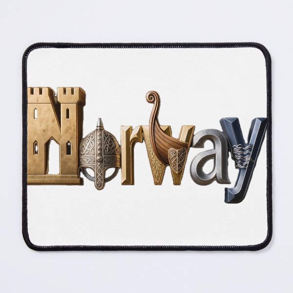 Item preview, Norway Heritage Typography Design designed and sold by VladisWorld.