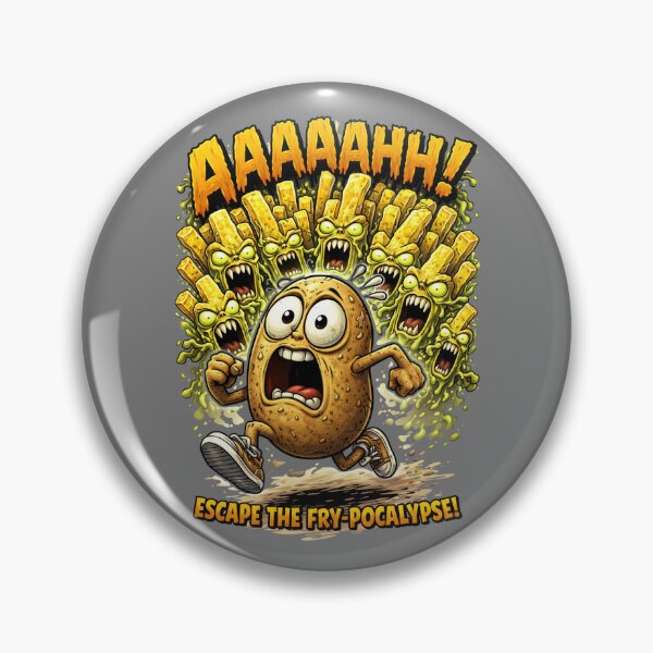 Item preview, Potato escape From Fries Chips Zombies designed and sold by byaga.