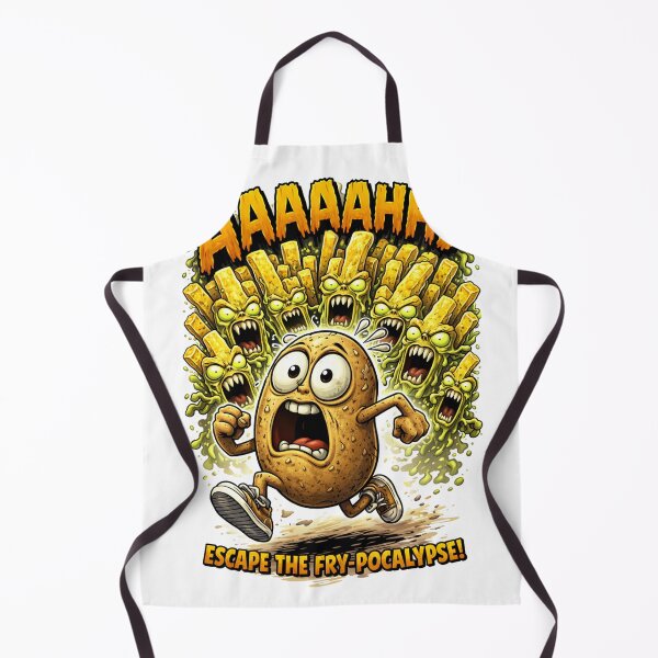Item preview, Potato escape From Fries Chips Zombies designed and sold by byaga.