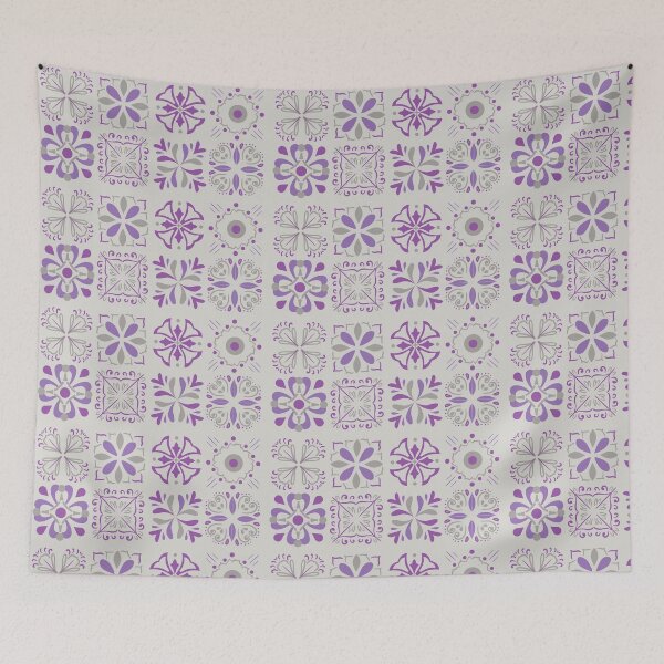 Item preview, Lavender Blossom Mosaic Tile designed and sold by DenelleGui.