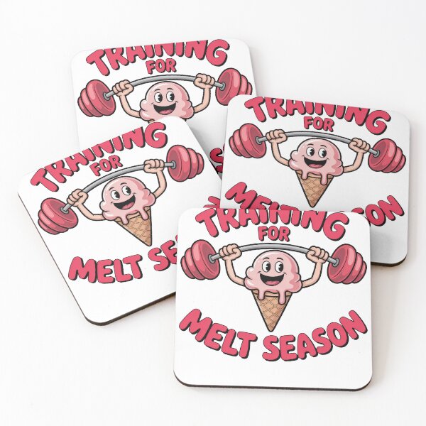 Item preview, Funny Ice Cream Fitness Design – Training for Melt Season designed and sold by JA World - Art & Design.