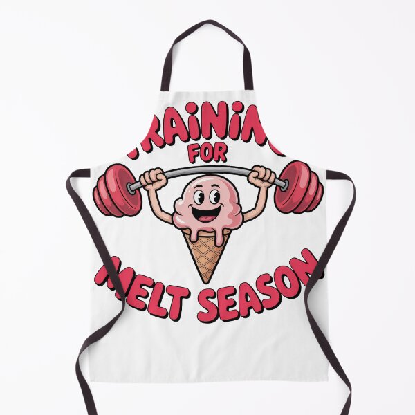 Item preview, Funny Ice Cream Fitness Design – Training for Melt Season designed and sold by JA World - Art & Design.