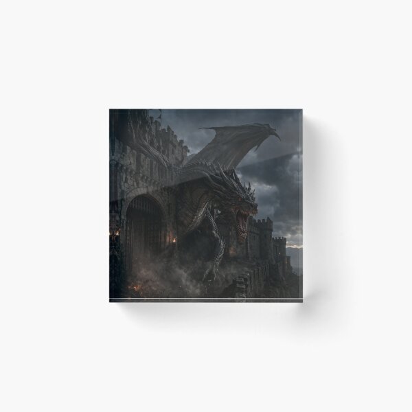 Item preview, Dark Dragon Defender of the Castle designed and sold by JuViRo.