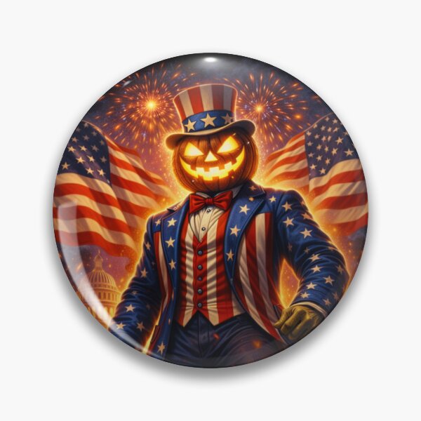 Item preview, Headless Horseman Uncle Sam – Patriotic Halloween Fantasy Art designed and sold by TheHorsemanRidesAgain.