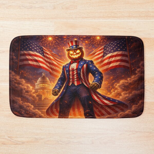 Item preview, Headless Horseman Uncle Sam – Patriotic Halloween Fantasy Art designed and sold by TheHorsemanRidesAgain.