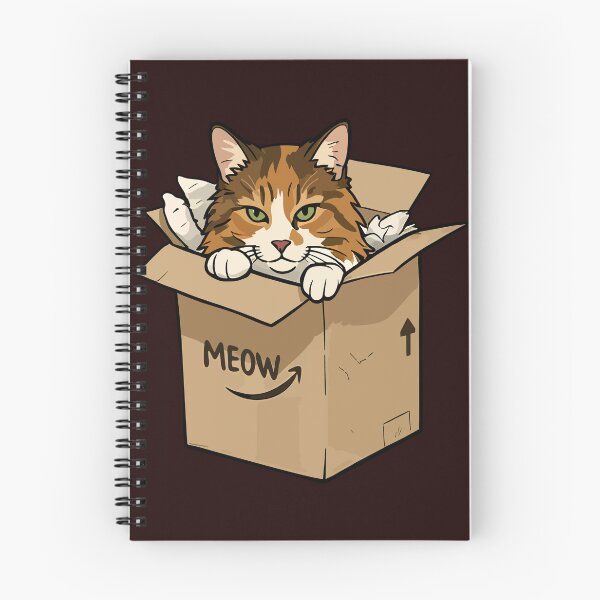 Item preview, Meow Delivery – Cat in a Box designed and sold by MalisoStickers.