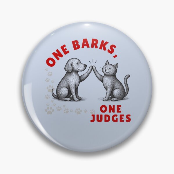 Item preview, One Barks, One Judges T-shirt Design. designed and sold by BoldMarkk.