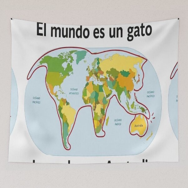 Item preview, cat world designed and sold by OpusDay.