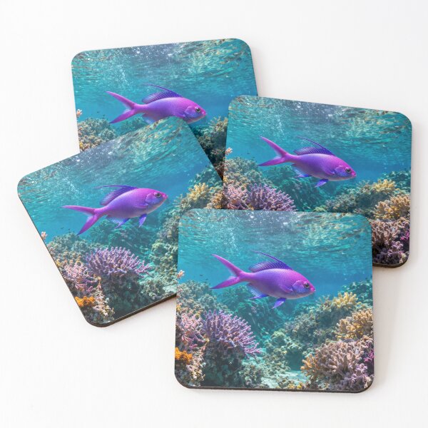 Item preview, Purple Fish in Tropical Reef designed and sold by JuViRo.