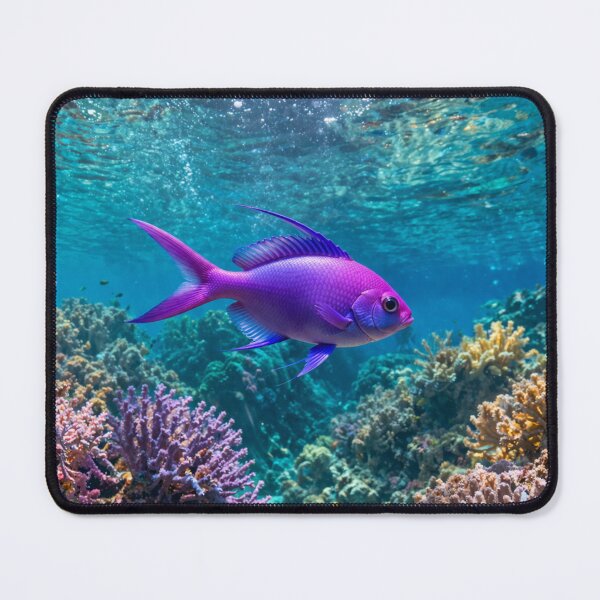 Item preview, Purple Fish in Tropical Reef designed and sold by JuViRo.