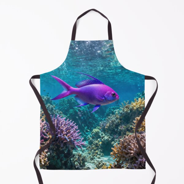 Item preview, Purple Fish in Tropical Reef designed and sold by JuViRo.