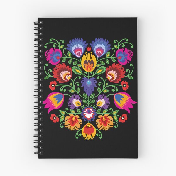 Item preview, Lowicz Midnight Folk Florals designed and sold by FK-UK.