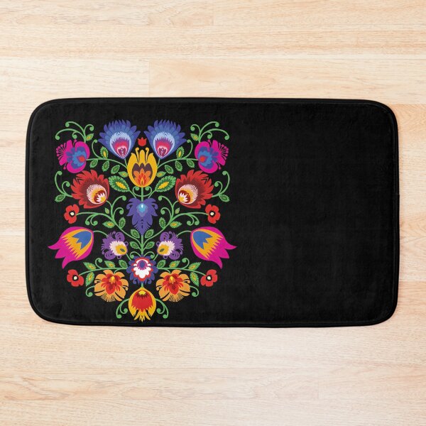 Item preview, Lowicz Midnight Folk Florals designed and sold by FK-UK.